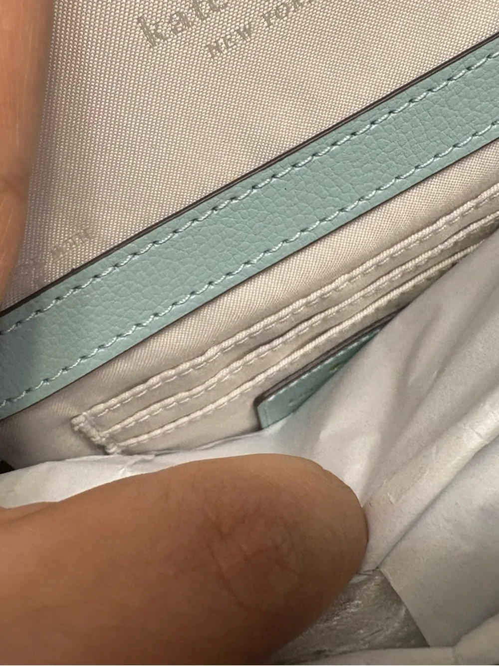 kate spade mint green Mini Top-Handle Crossbody - Picture 5 of 9